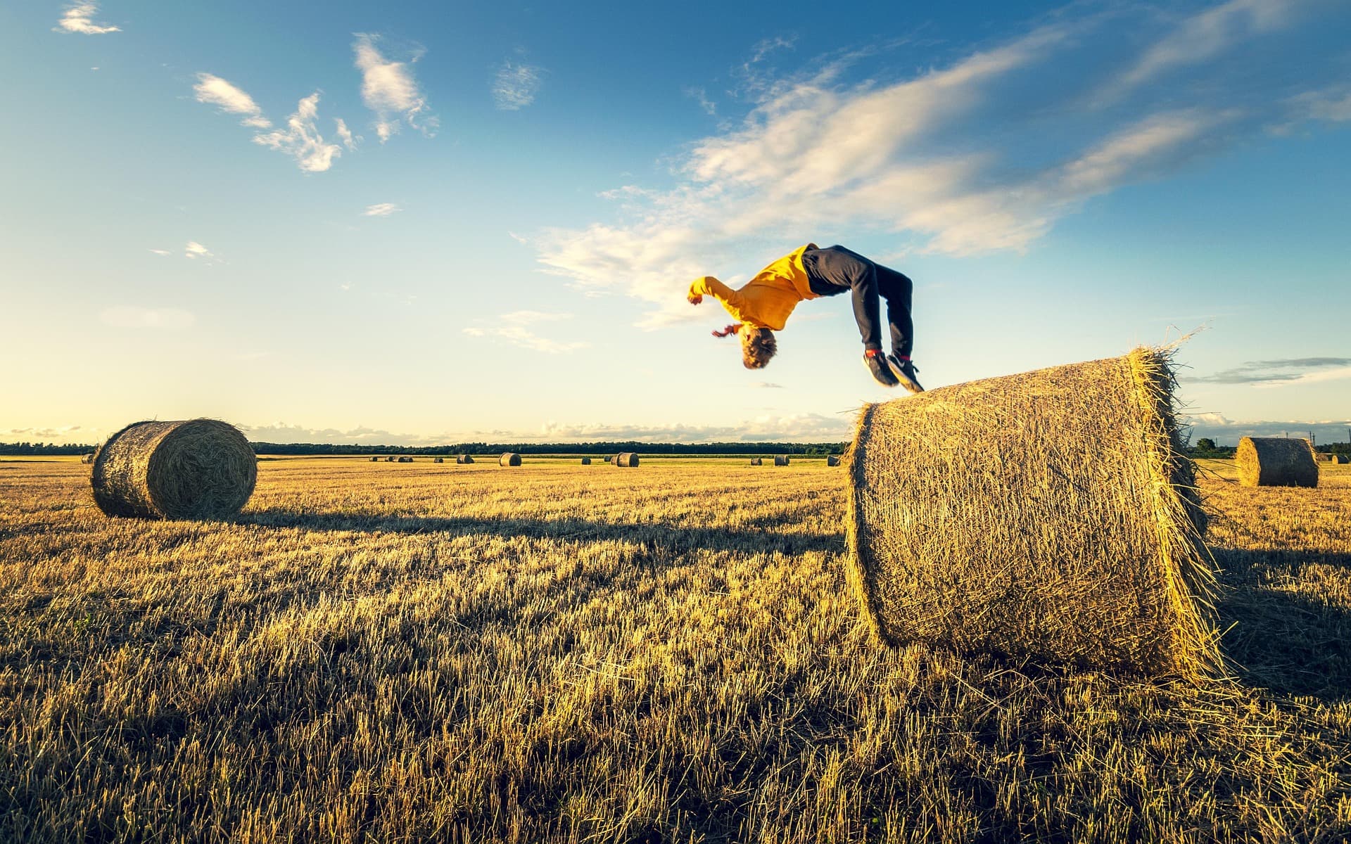 Freerunning Bewegungen