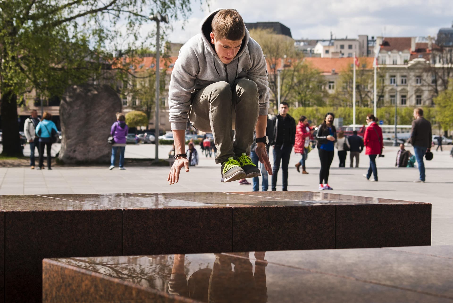 Parkour Präzisionssprung