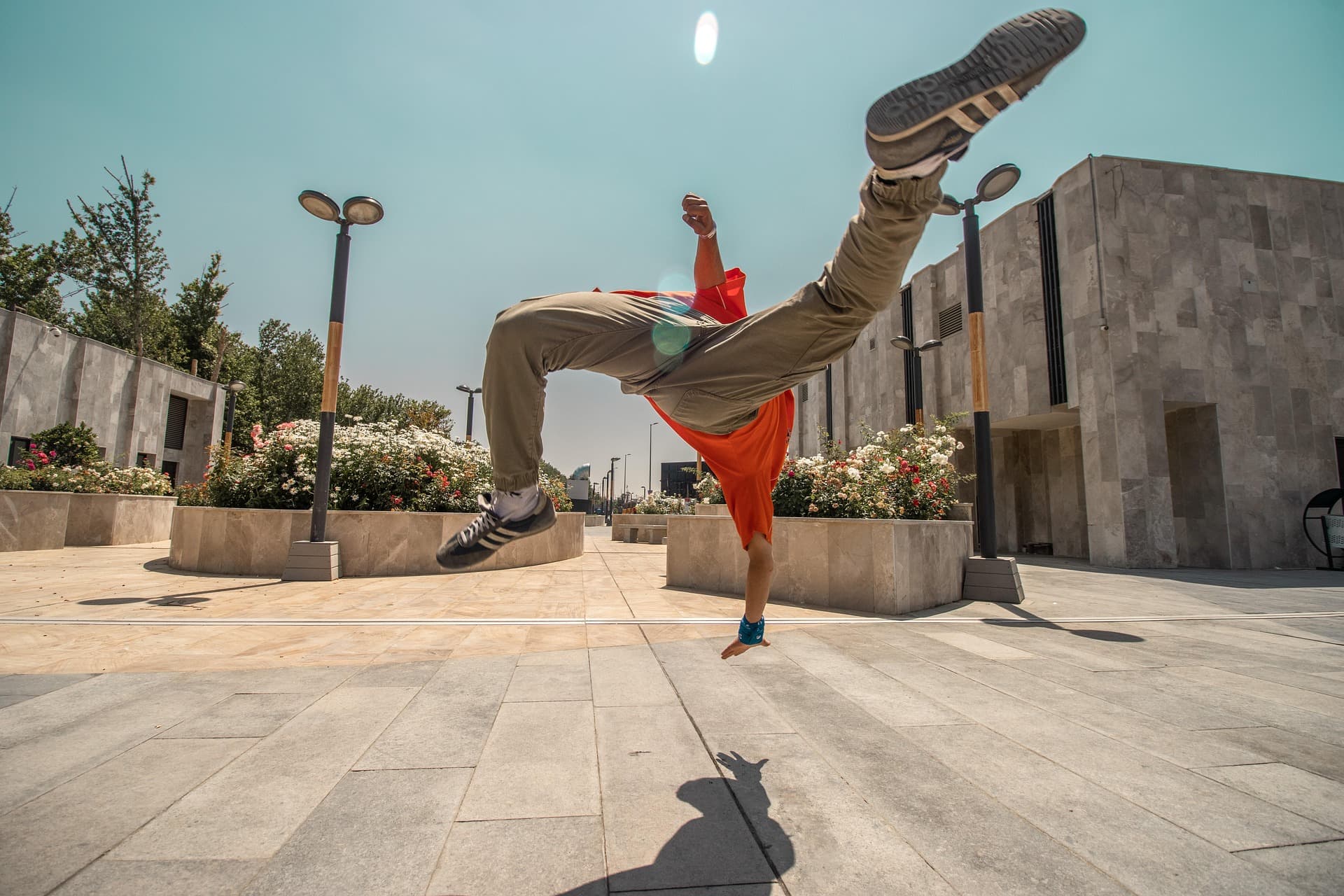 Parkour Athlet